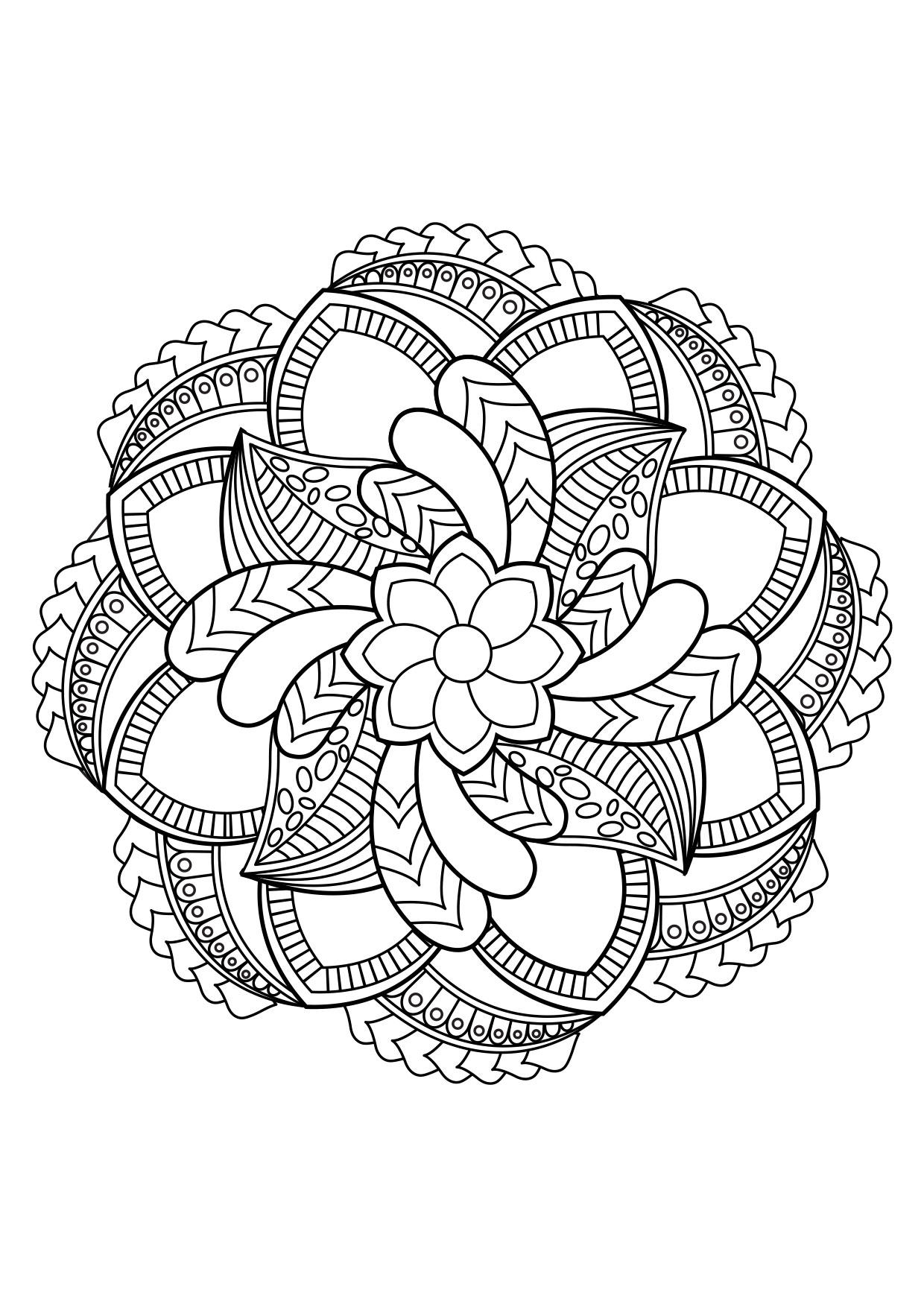 mandala Coloring page mandala