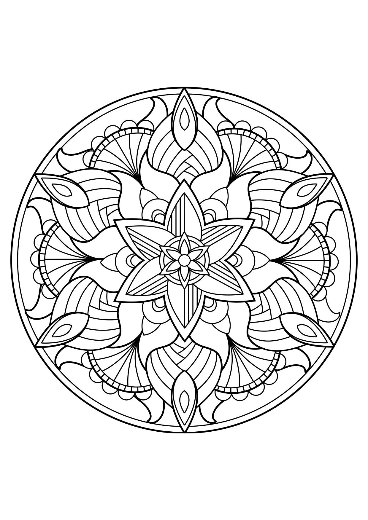 mandala Coloring page mandala
