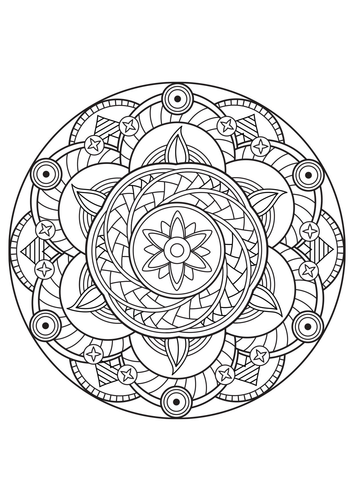 mandala Coloring page mandala