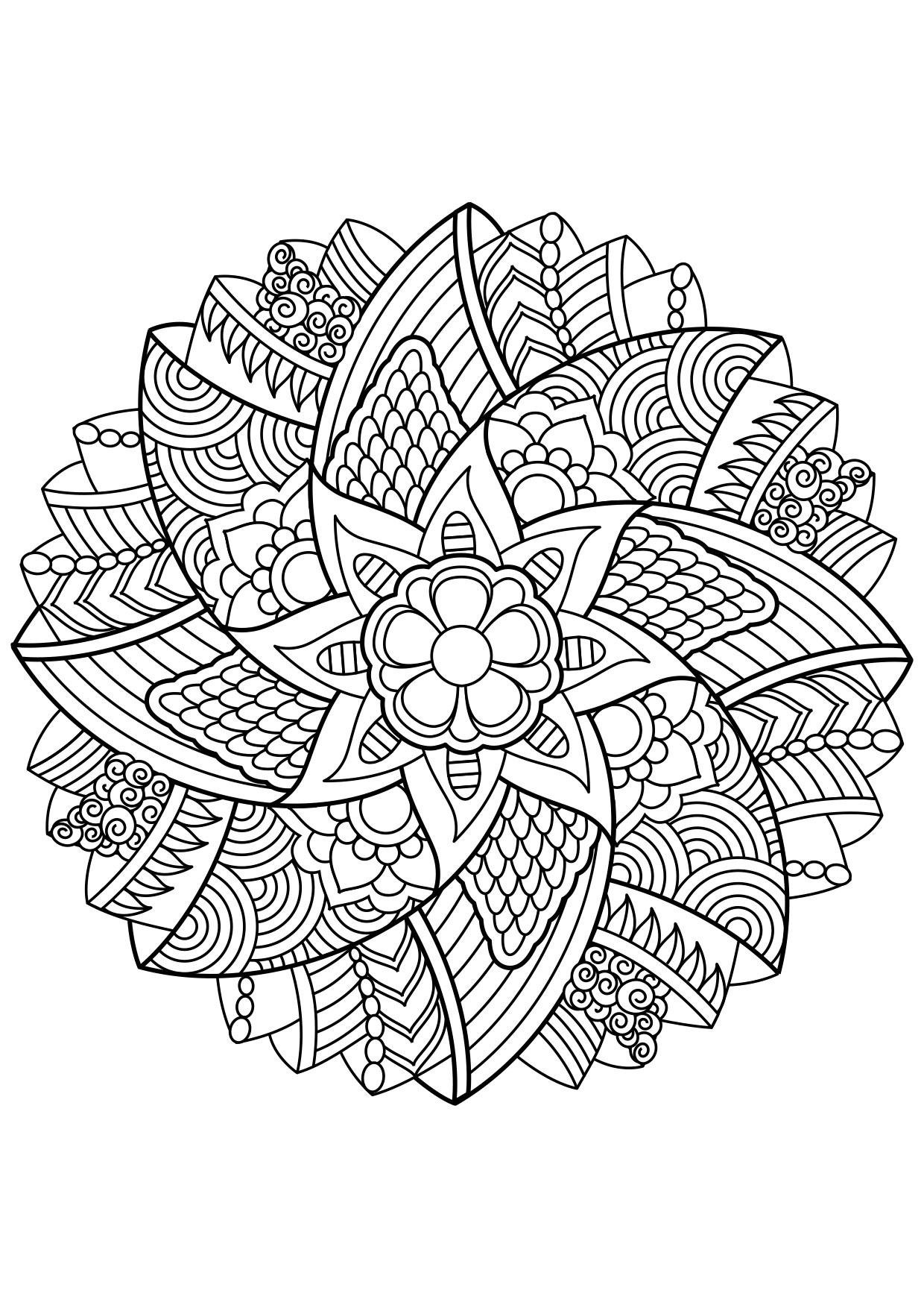 mandala Coloring page mandala