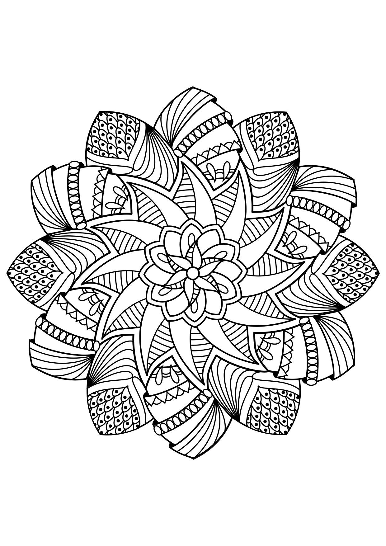 mandala Coloring page mandala