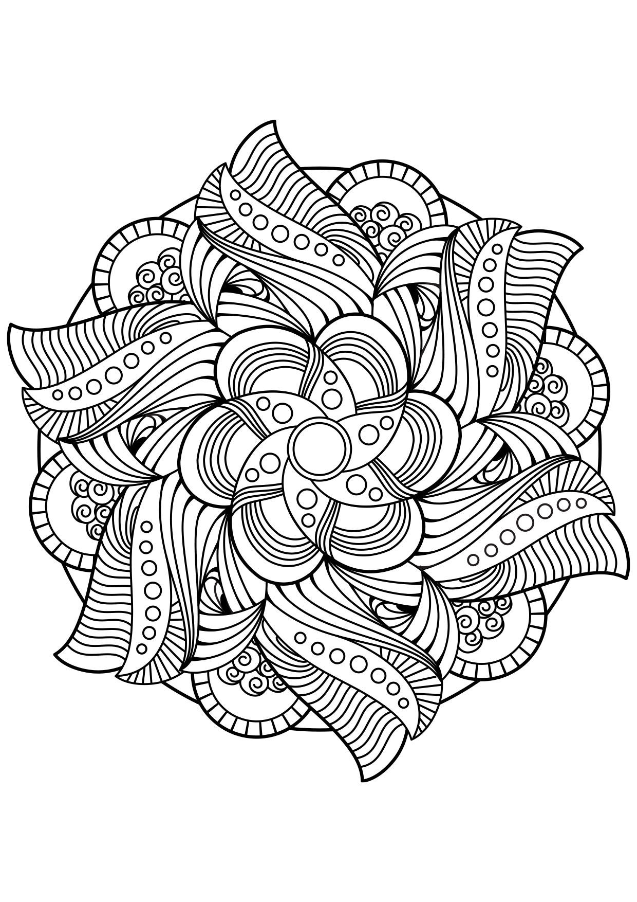 mandala Coloring page mandala