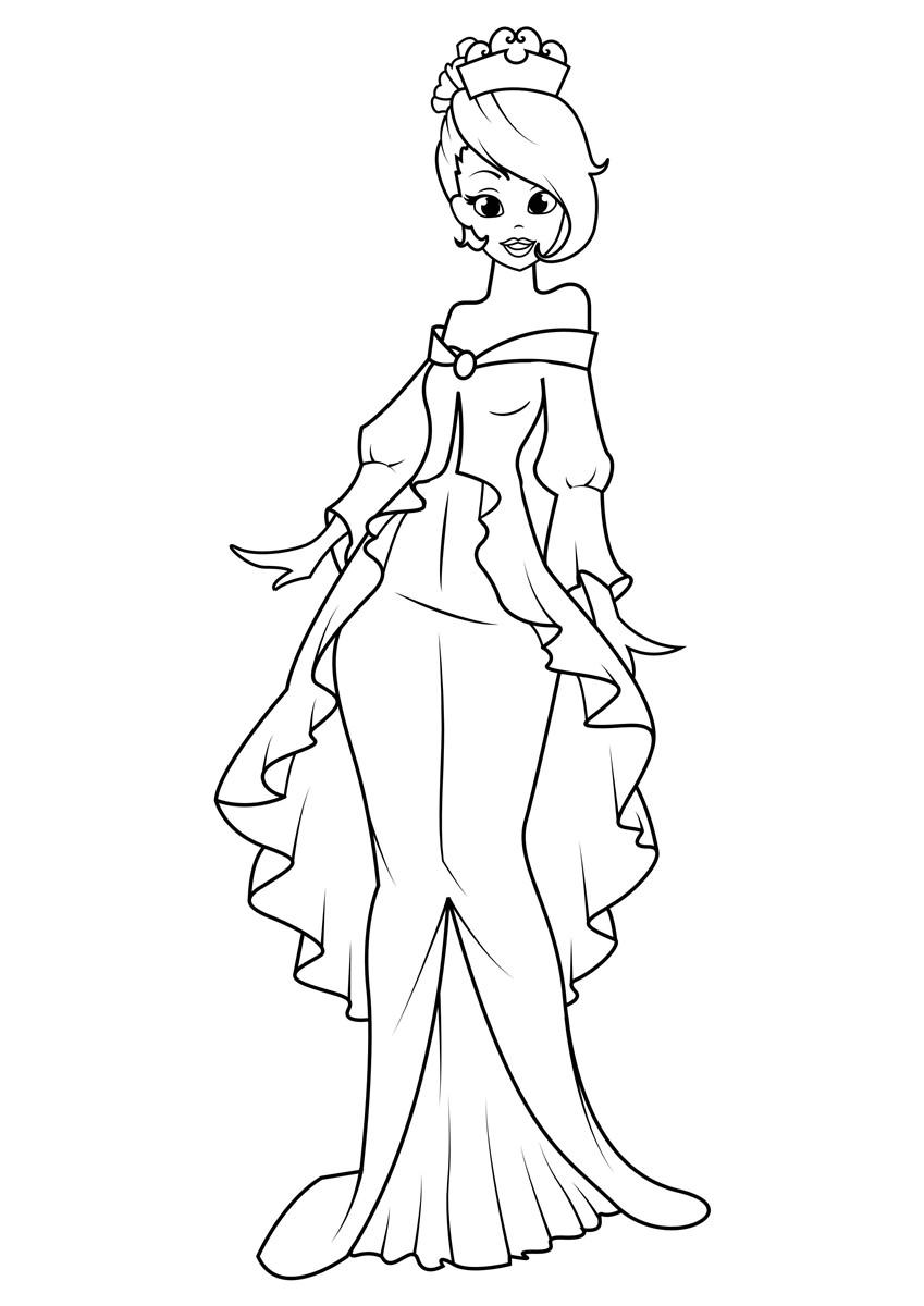 princess Coloring page princess