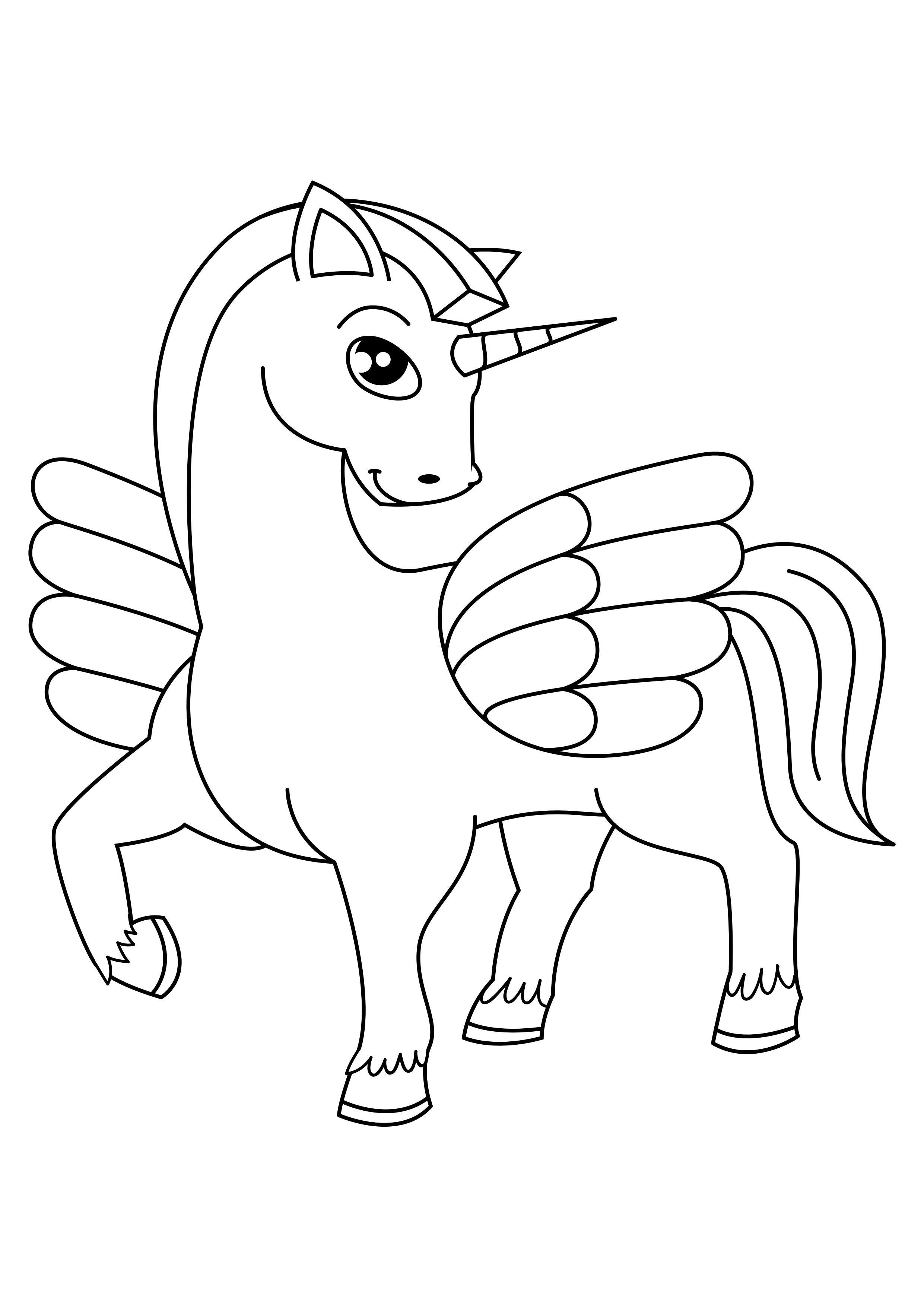 unicorn Coloring page unicorn