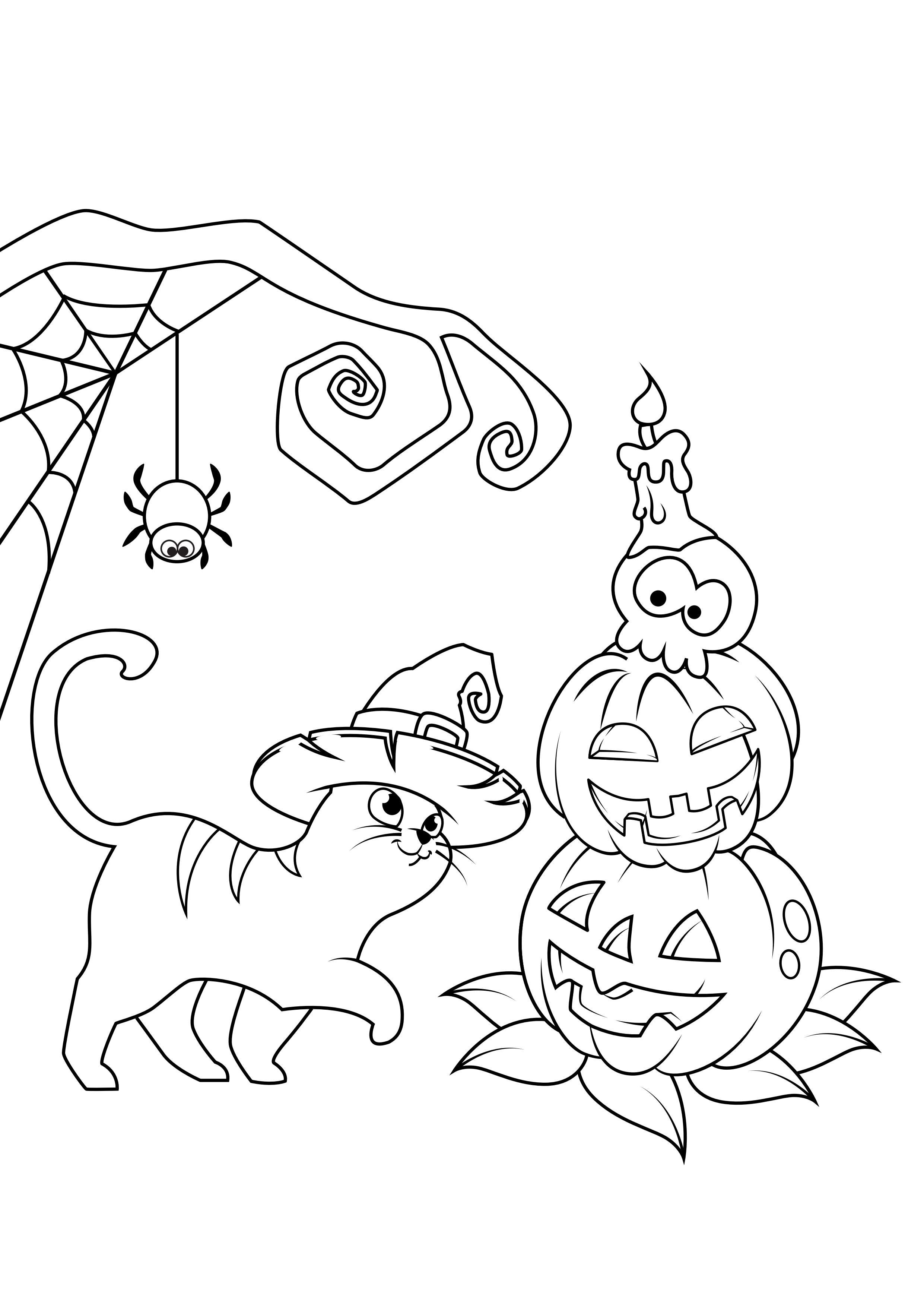 halloween Coloring page halloween