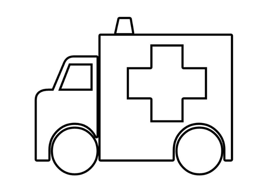 ambulance Coloring page ambulance