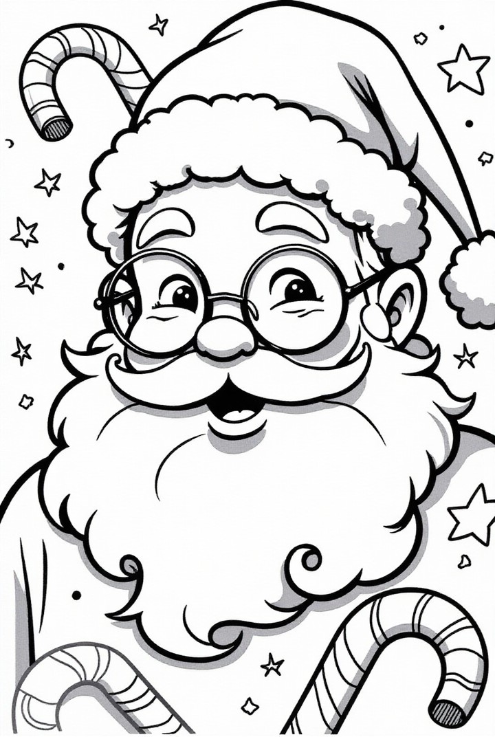 santa claus Coloring page santa claus