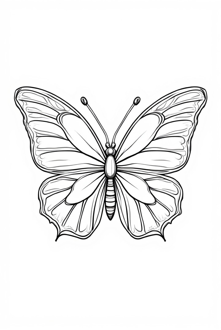 butterfly Coloring page butterfly