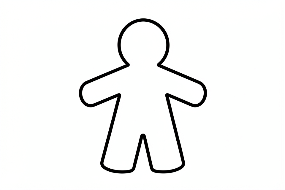 Coloring page male