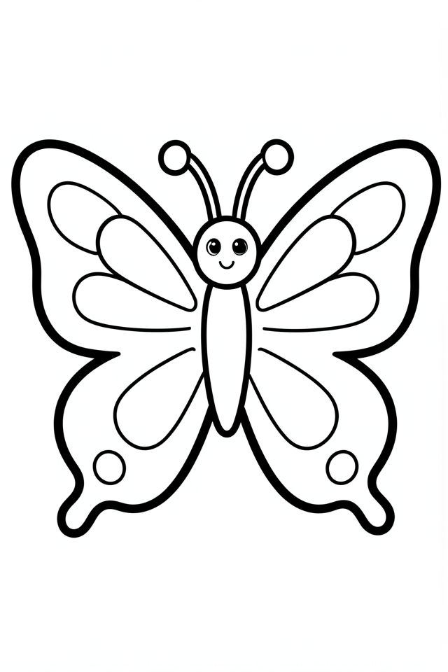 butterfly Coloring page butterfly