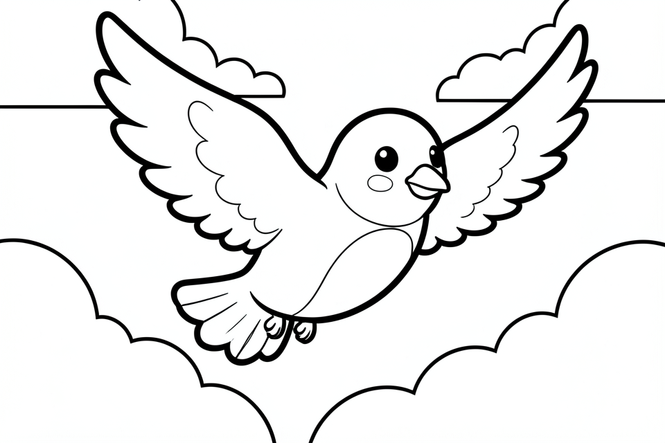 little bird Coloring page little bird