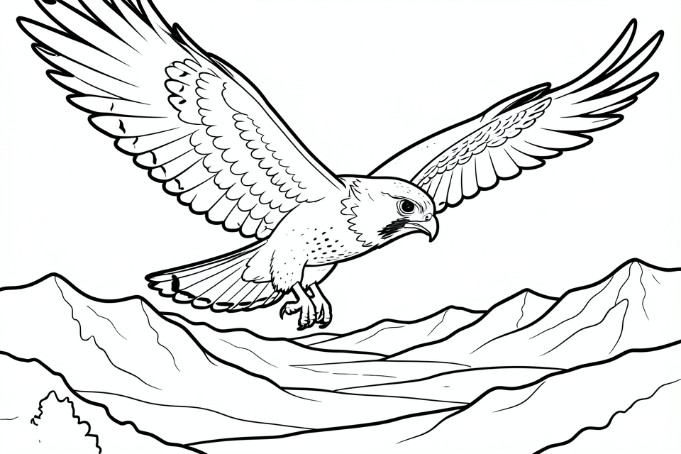 falcon Coloring page falcon