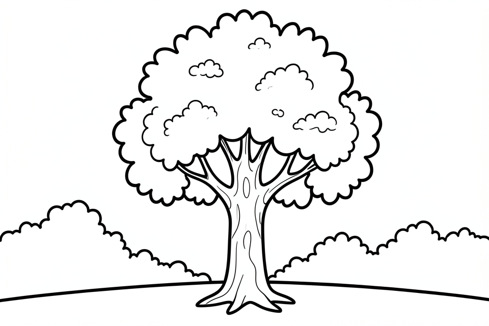 tree Coloring page tree
