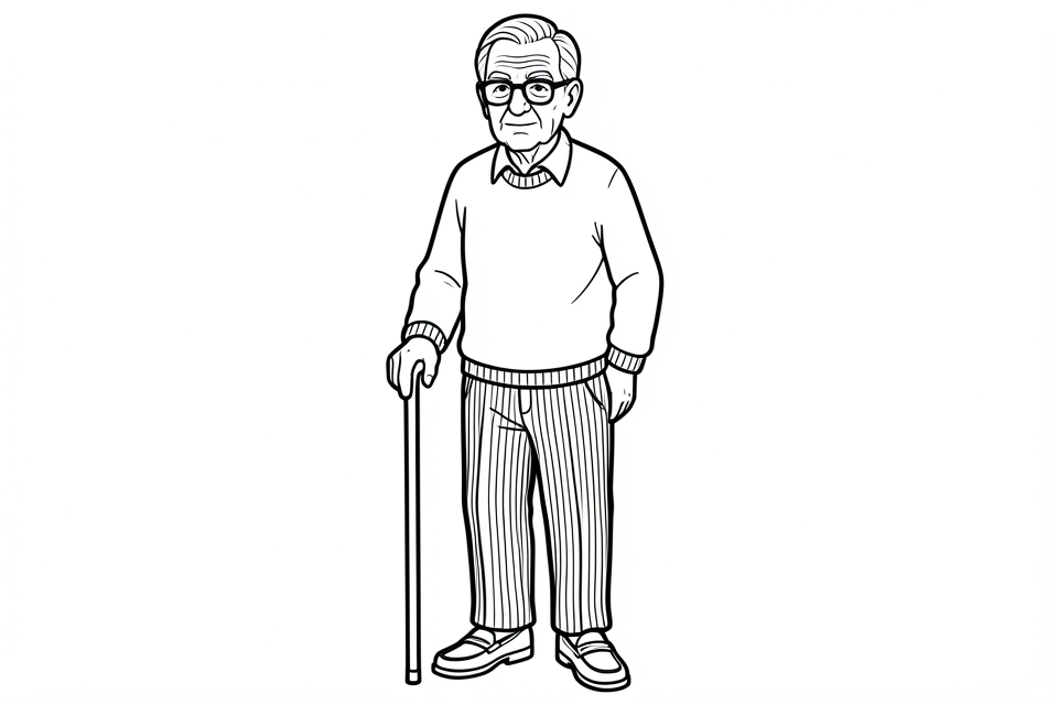 grandfather Coloring page grandfather