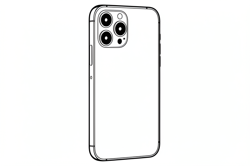 iphone Coloring page iphone