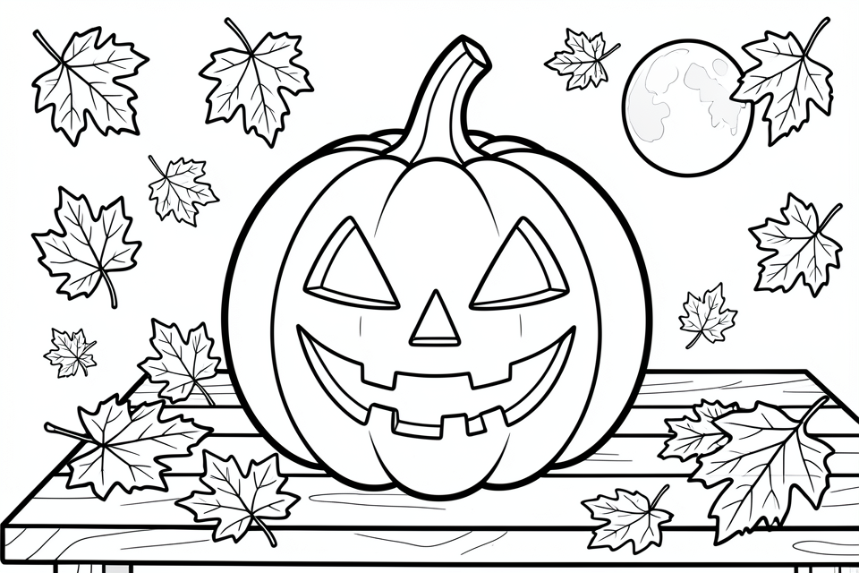 halloween Coloring page halloween