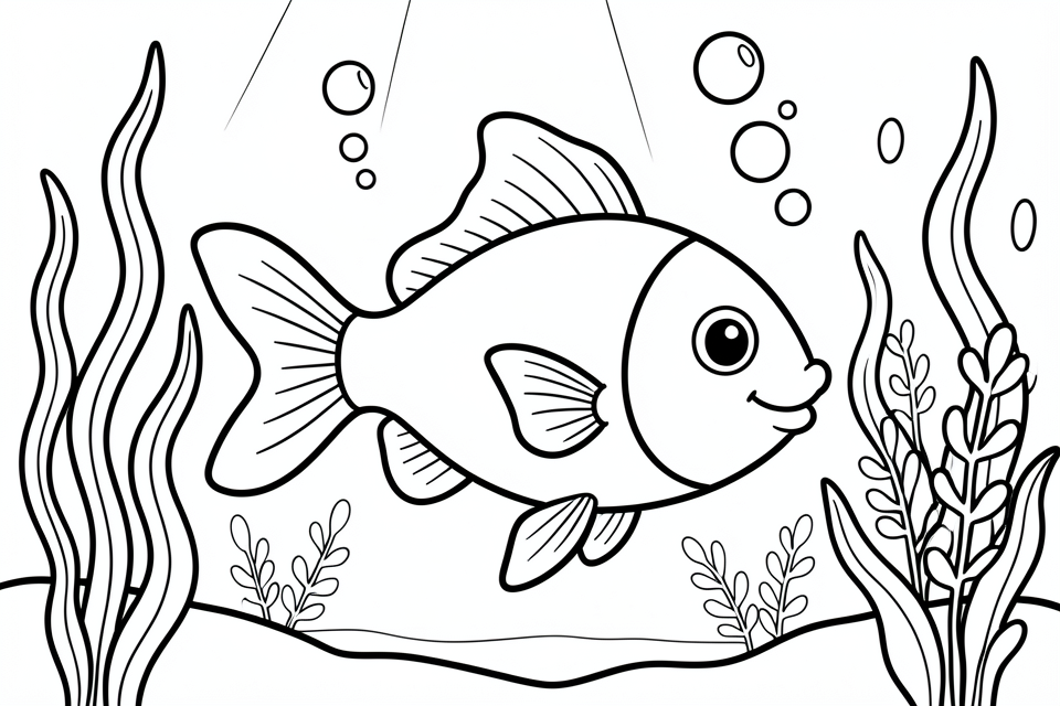 fish in the water Coloring page fish in the water