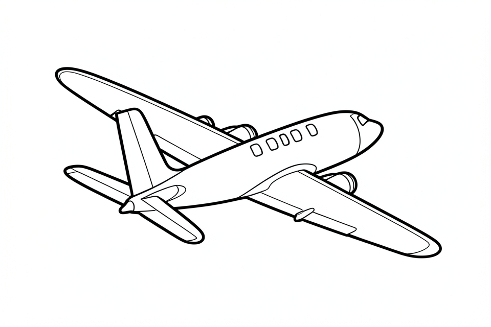 aeroplane Coloring page aeroplane
