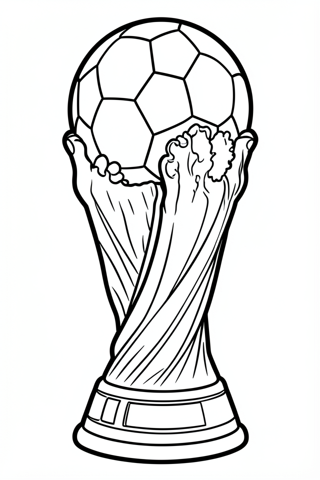 world cup Coloring page world cup