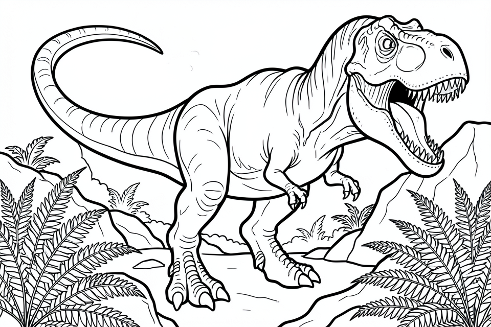 giganotosaurus Coloring page giganotosaurus