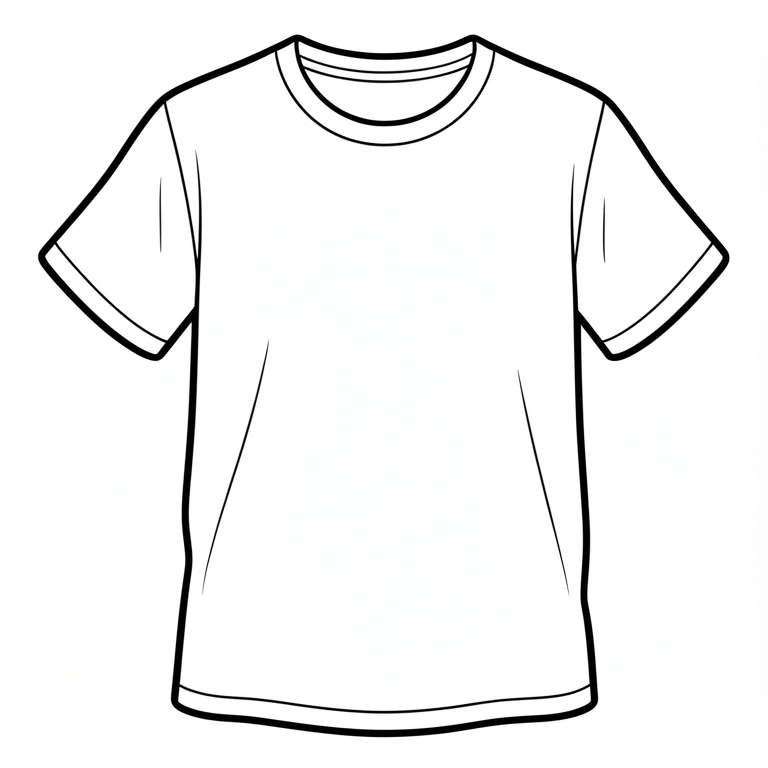 t shirt Coloring page t shirt