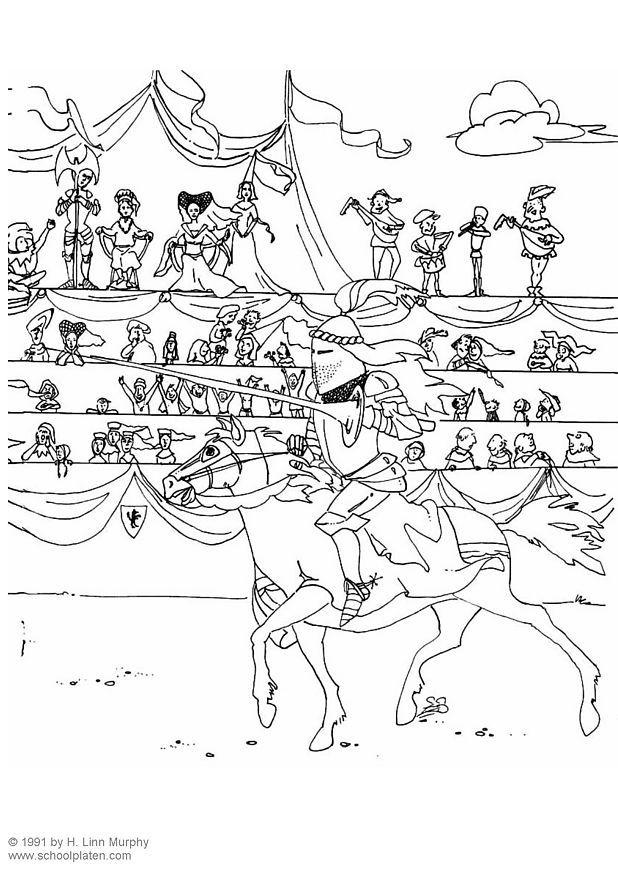 tournament Coloring page tournament