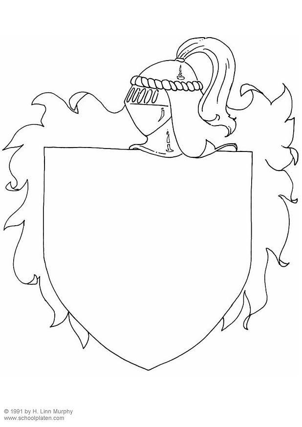 scutcheon Coloring page scutcheon