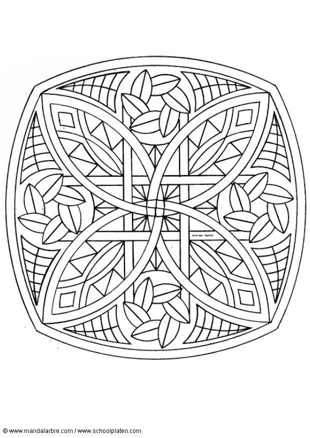 mandala-1702a Coloring page mandala-1702a