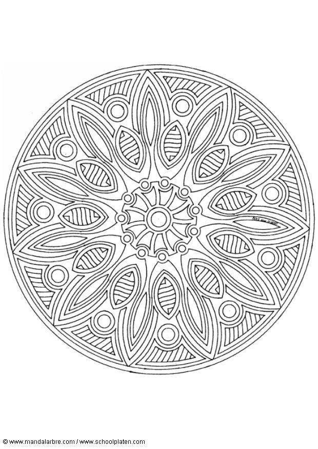 Coloring page mandala-1702s