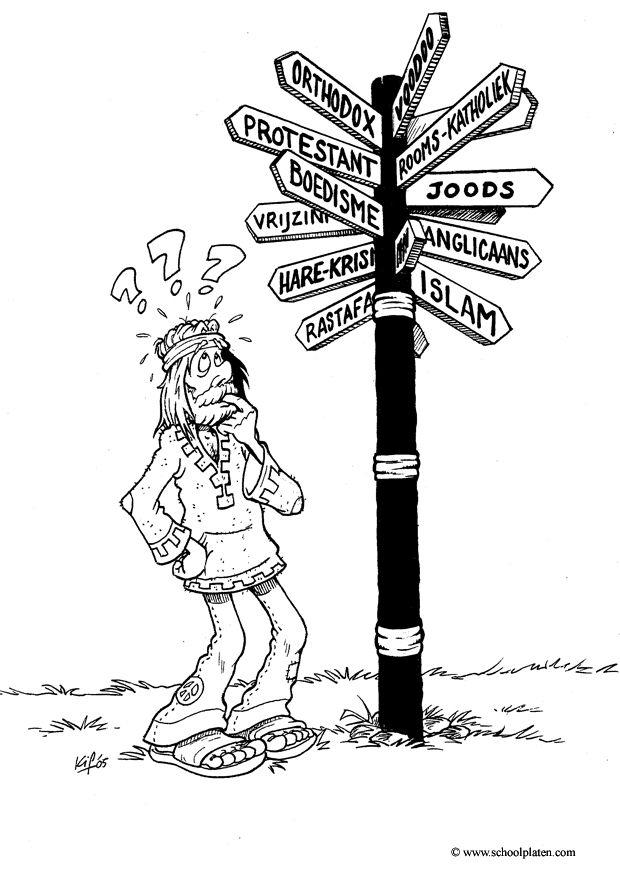 world religions Coloring page world religions