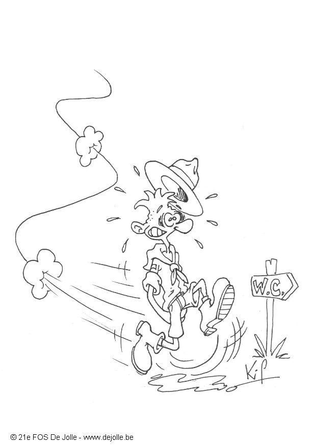 nature calls Coloring page nature calls