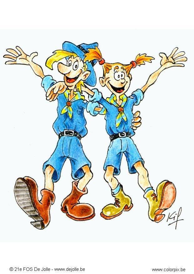 scouts boy and girl Image scouts boy and girl