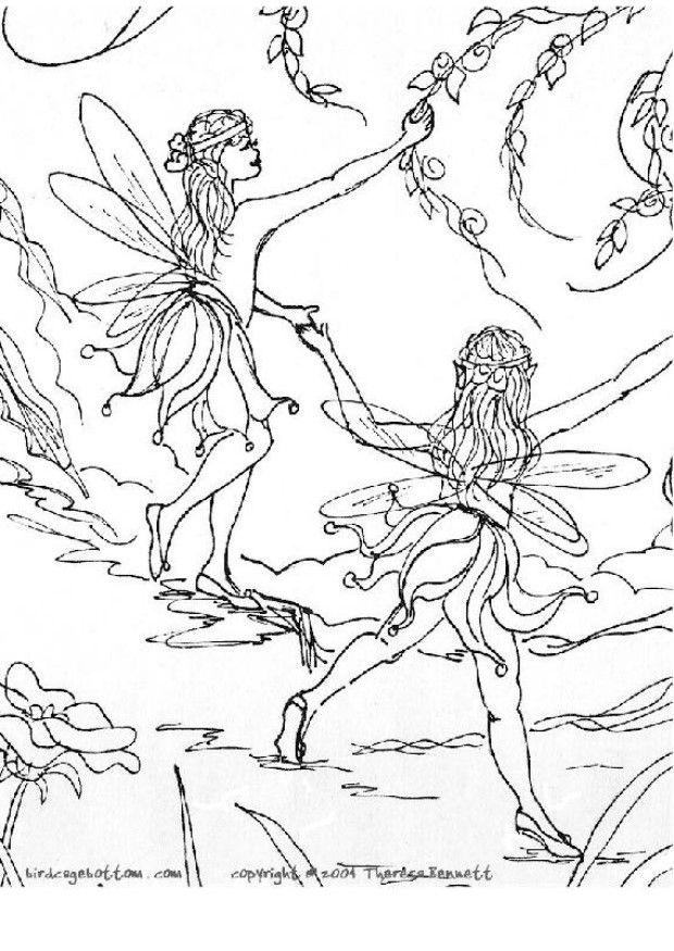 elves Coloring page elves