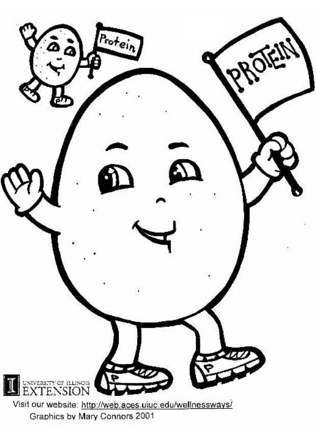 Coloring page protein