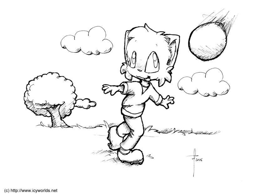 football Coloring page football