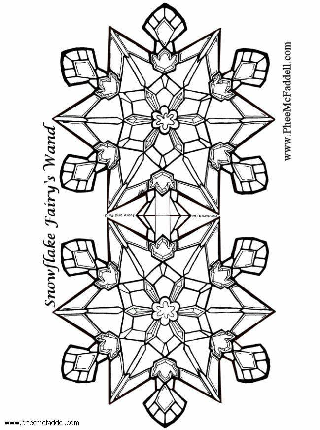 Craft snowflake fairyA´s wand