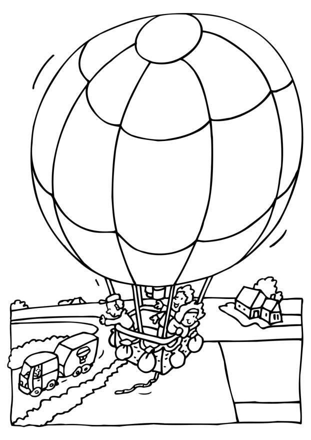 hot air balloon Coloring page hot air balloon