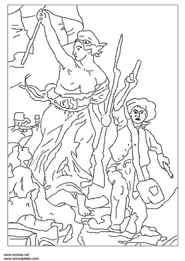 delacroix Coloring page delacroix