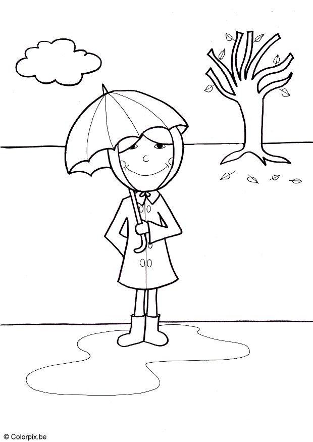 autumn Coloring page autumn