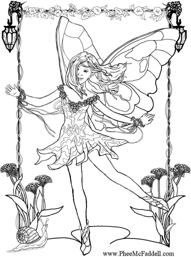 fairy Coloring page fairy