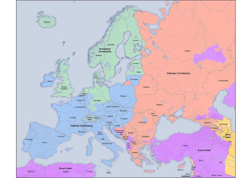 Image religion in europe