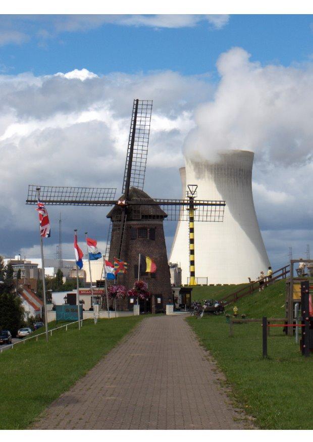mill - nuclear power plant Photo mill - nuclear power plant