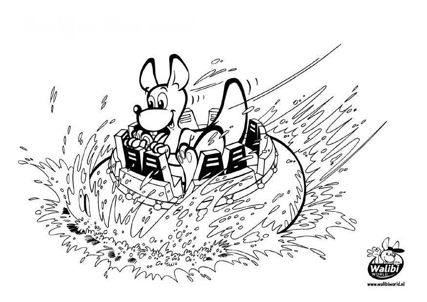 Coloring page splash