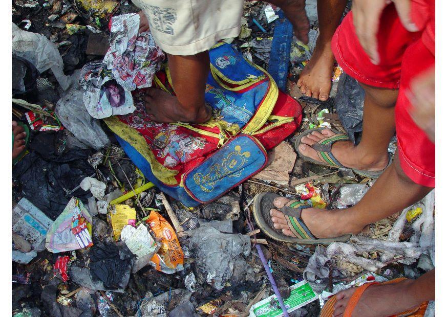 Photo slums in jakarta