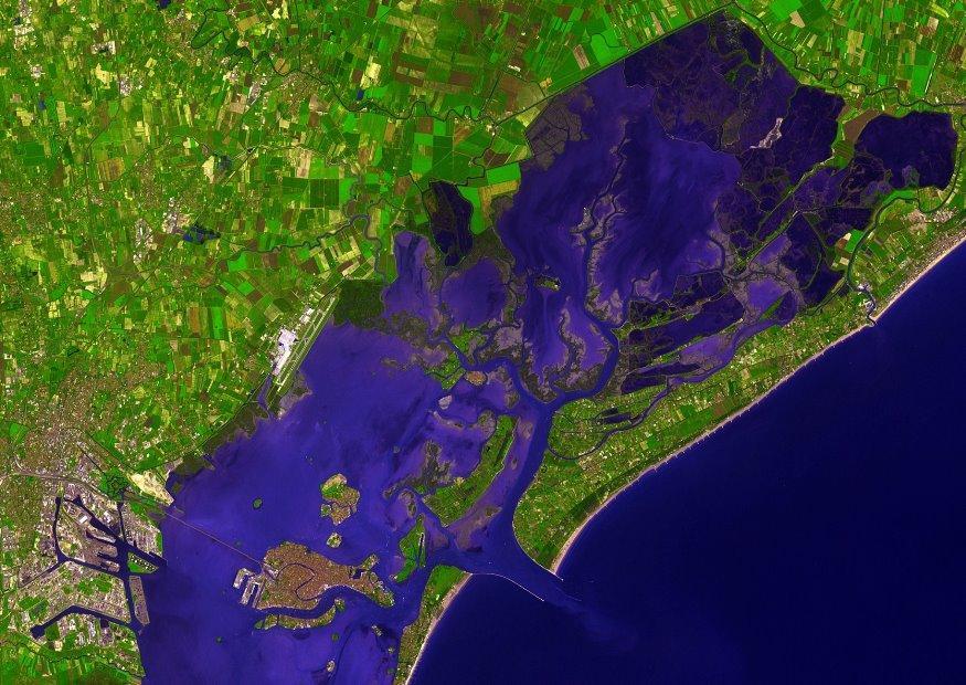 satelite photo venice Photo satelite photo venice