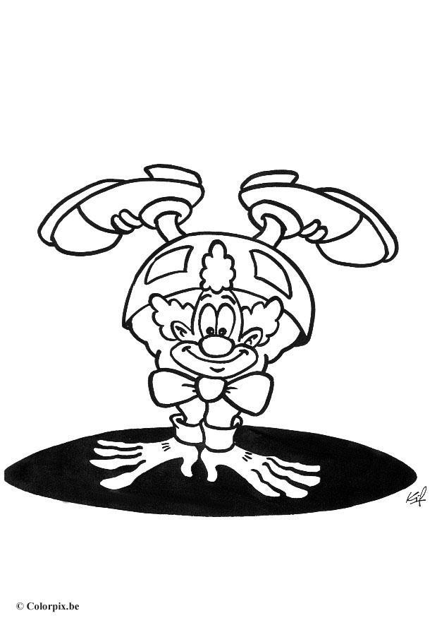 clown Coloring page clown