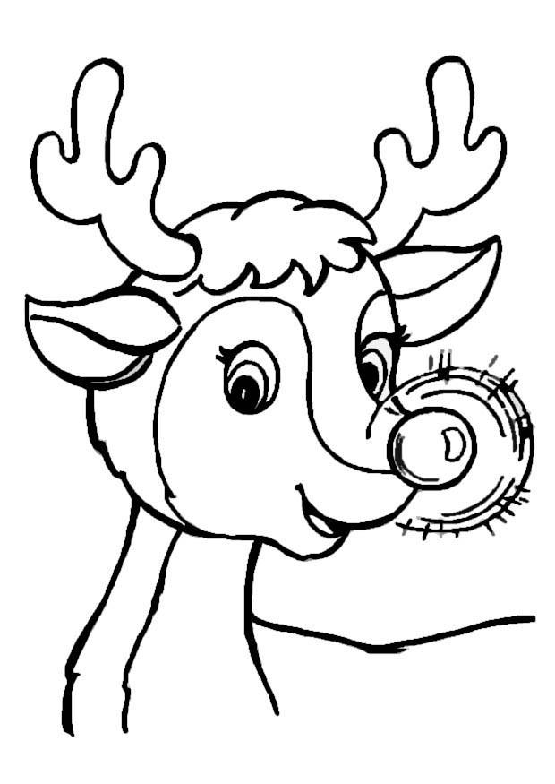 rudolphs glow Coloring page rudolphs glow