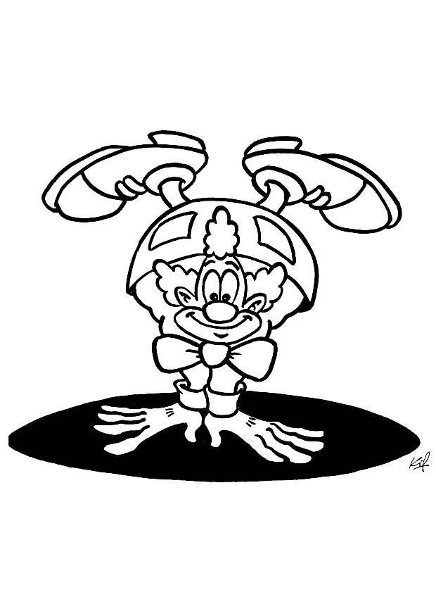 clown Coloring page clown