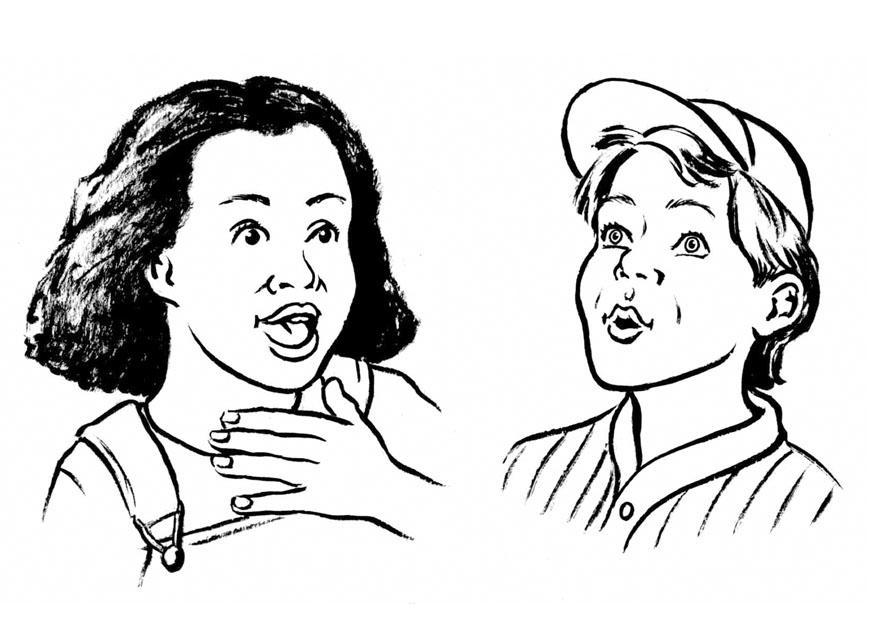 suprised Coloring page suprised