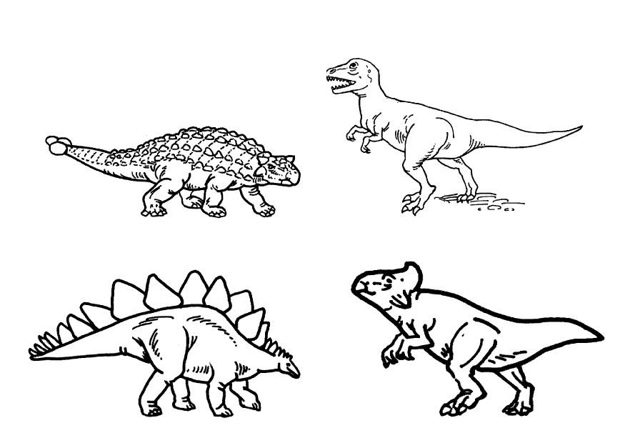 Coloring page dinosaurs